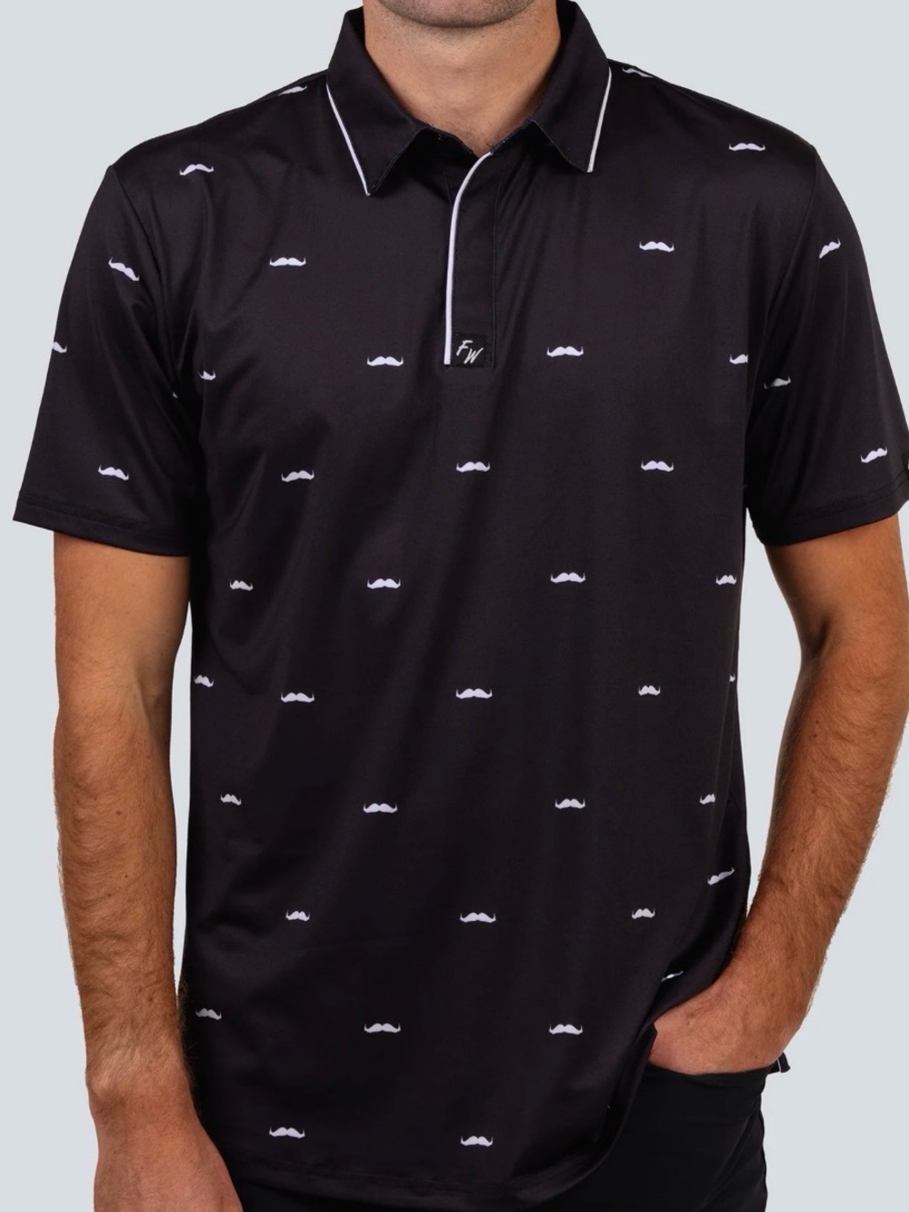 Full Wedge Movember Golf Shirt
